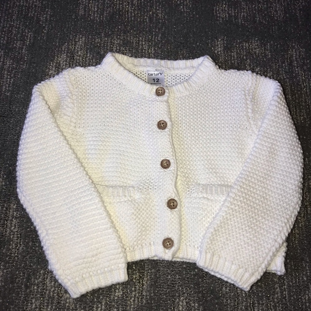 Cater’s Baby Girl Cardigan Sweater size 12 Months